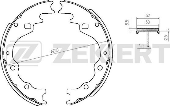 Zekkert BK-4129 - Jarrukenkäsarja inparts.fi