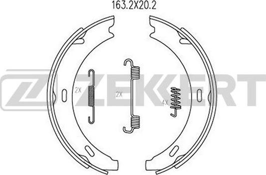 Zekkert BK-4126 - Jarrukenkäsarja inparts.fi