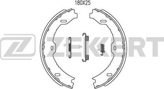 Zekkert BK-4303 - Jarrukenkäsarja inparts.fi