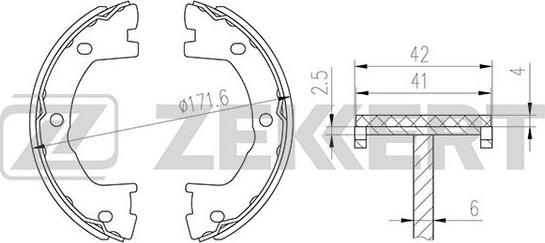 Zekkert BK-4315 - Jarrukenkäsarja inparts.fi