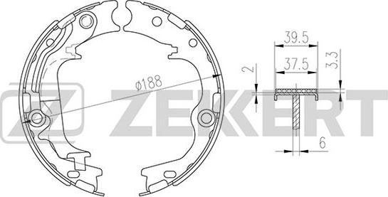 Zekkert BK-4313 - Jarrukenkäsarja inparts.fi