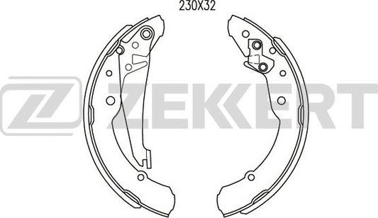 Zekkert BK-4380 - Jarrukenkäsarja inparts.fi