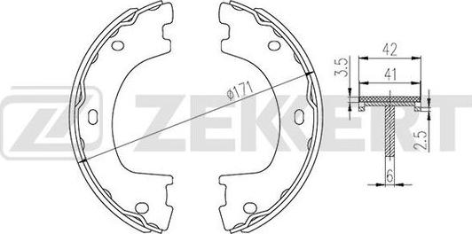 Zekkert BK-4335 - Jarrukenkäsarja inparts.fi