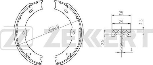 Zekkert BK-4331 - Jarrukenkäsarja inparts.fi