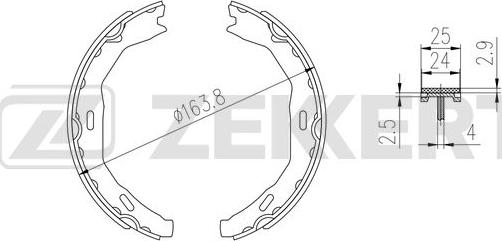 Zekkert BK-4326 - Jarrukenkäsarja inparts.fi