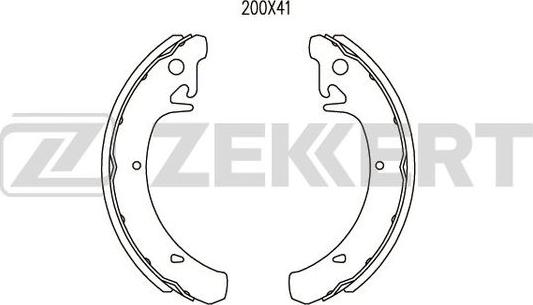 Zekkert BK-4261 - Jarrukenkäsarja inparts.fi