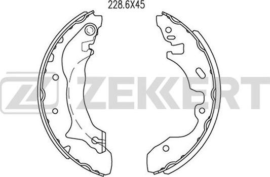 Zekkert BK-4283 - Jarrukenkäsarja inparts.fi