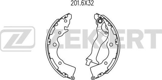 Zekkert BK-4237 - Jarrukenkäsarja inparts.fi