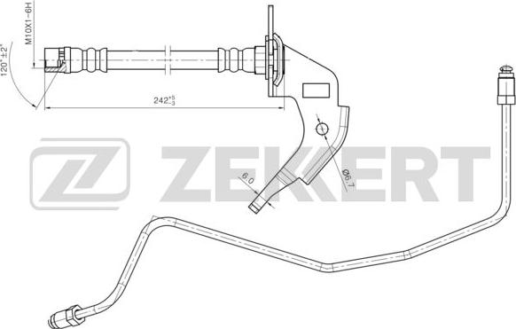 Zekkert BS-9460 - Jarruletku inparts.fi