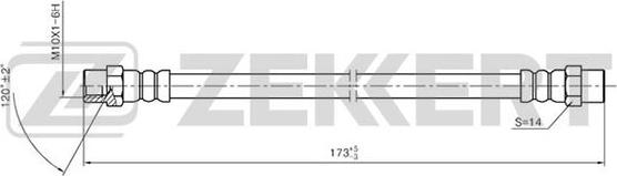 Zekkert BS-9048 - Jarruletku inparts.fi