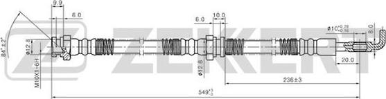 Zekkert BS-9242 - Jarruletku inparts.fi