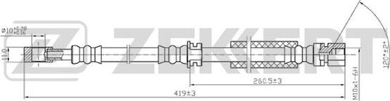 Zekkert BS-9214 - Jarruletku inparts.fi