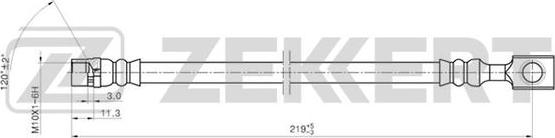 Zekkert BS-9280 - Jarruletku inparts.fi