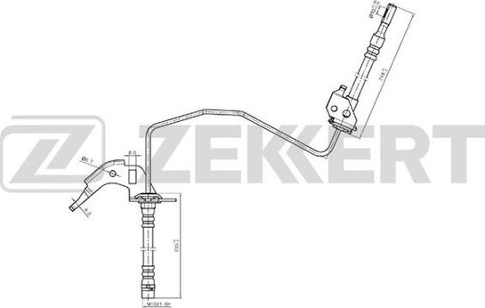 Zekkert BS-9233 - Jarruletku inparts.fi