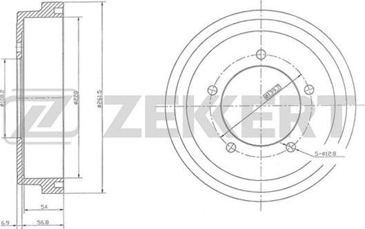 Zekkert BS-5453 - Jarrurumpu inparts.fi