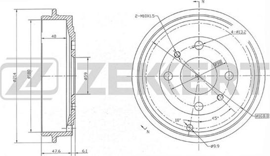 Zekkert BS-5481 - Jarrurumpu inparts.fi