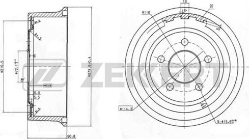 Zekkert BS-5560 - Jarrurumpu inparts.fi