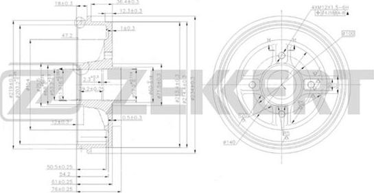 Zekkert BS-5090 - Jarrurumpu inparts.fi