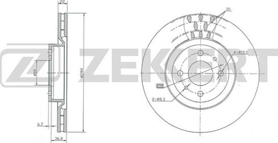 Zekkert BS-5011 - Jarrulevy inparts.fi