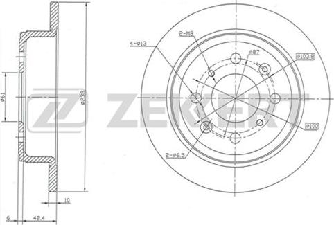 Zekkert BS-5131 - Jarrulevy inparts.fi