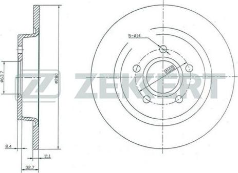 BOSCH 0 986 479 691 - Jarrulevy inparts.fi