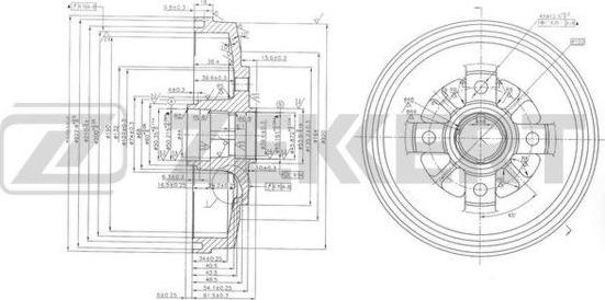 Zekkert BS-6093 - Jarrurumpu inparts.fi