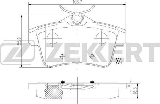 Zekkert BS-1944 - Jarrupala, levyjarru inparts.fi