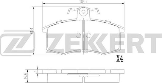 Zekkert BS-1927 - Jarrupala, levyjarru inparts.fi