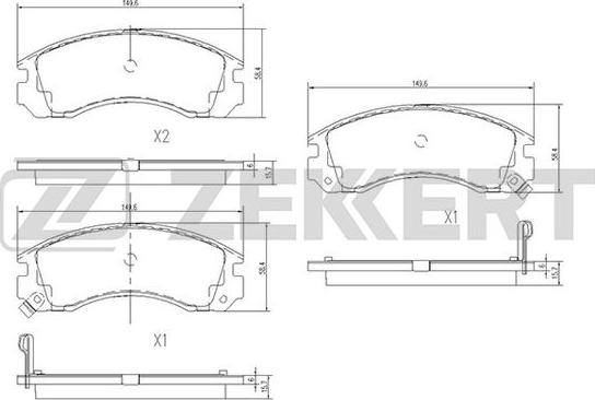 Zekkert BS-1448 - Jarrupala, levyjarru inparts.fi