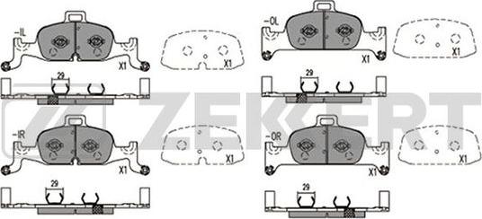 Zekkert BS-1421 - Jarrupala, levyjarru inparts.fi