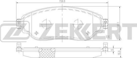 Zekkert BS-1523 - Jarrupala, levyjarru inparts.fi