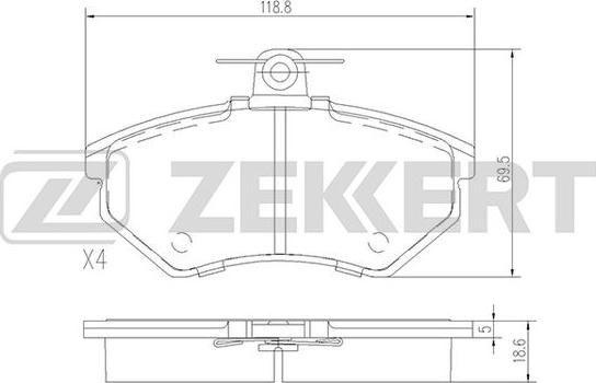 Zekkert BS-1098 - Jarrupala, levyjarru inparts.fi