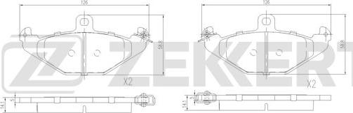 Zekkert BS-1058 - Jarrupala, levyjarru inparts.fi