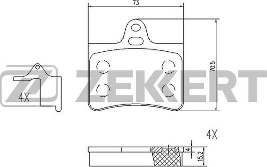 Zekkert BS-1020 - Jarrupala, levyjarru inparts.fi