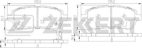 Zekkert BS-1130 - Jarrupala, levyjarru inparts.fi