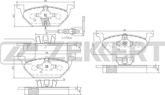 Zekkert BS-1138 - Jarrupala, levyjarru inparts.fi