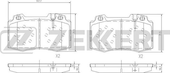 Zekkert BS-1121 - Jarrupala, levyjarru inparts.fi