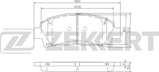 Zekkert BS-1869 - Jarrupala, levyjarru inparts.fi