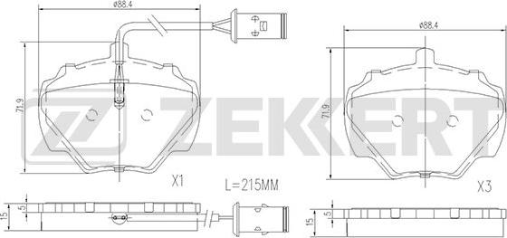 Zekkert BS-1830 - Jarrupala, levyjarru inparts.fi