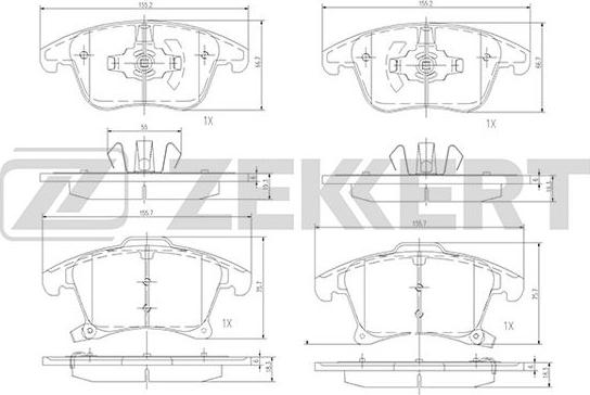 Zekkert BS-1363 - Jarrupala, levyjarru inparts.fi