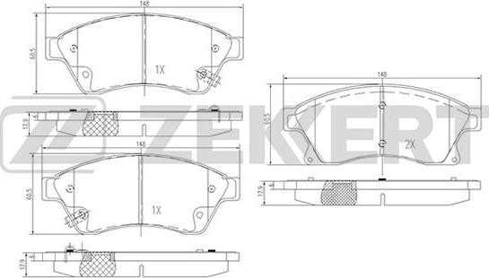 Zekkert BS-1301 - Jarrupala, levyjarru inparts.fi