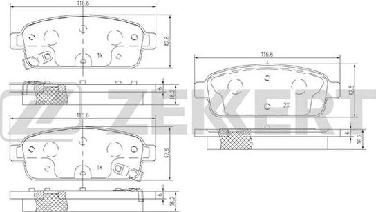 Zekkert BS-1302 - Jarrupala, levyjarru inparts.fi