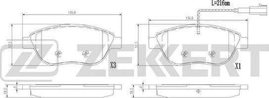 Zekkert BS-1389 - Jarrupala, levyjarru inparts.fi