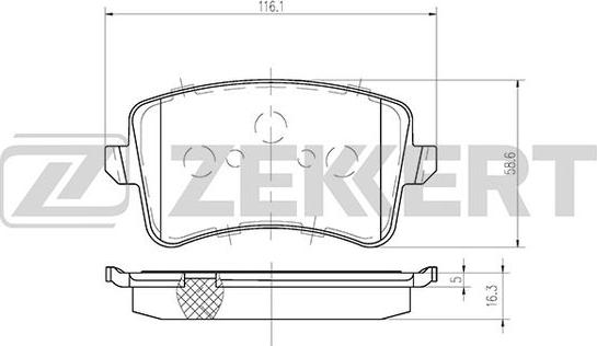 Zekkert BS-1243 - Jarrupala, levyjarru inparts.fi