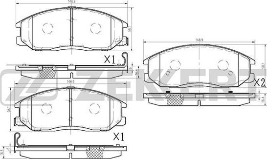 Zekkert BS-1794 - Jarrupala, levyjarru inparts.fi