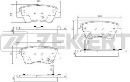 Zekkert BS-1781 - Jarrupala, levyjarru inparts.fi