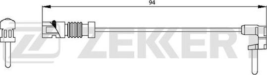 Zekkert BS-8003 - Kulumisenilmaisin, jarrupala inparts.fi
