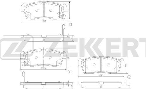 Zekkert BS-3054 - Jarrupala, levyjarru inparts.fi