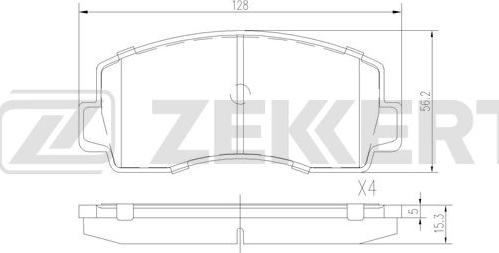 Zekkert BS-3028 - Jarrupala, levyjarru inparts.fi