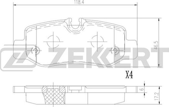 Zekkert BS-2956 - Jarrupala, levyjarru inparts.fi